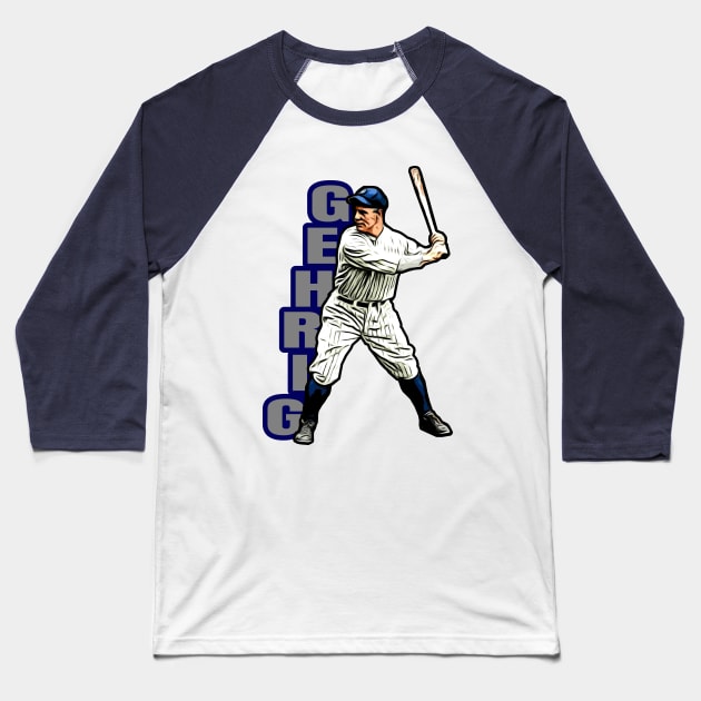 Lou Gehrig 4 Baseball T-Shirt by Gamers Gear